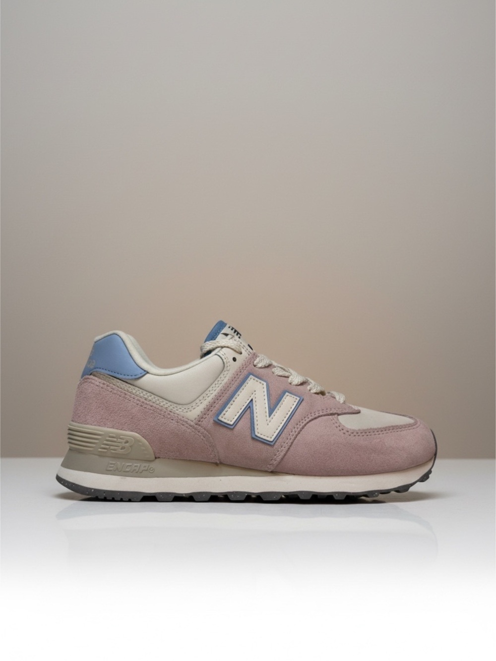 LNWOB | New Balance | 574 Sneakers | Pink Suede & White | Size 8.5